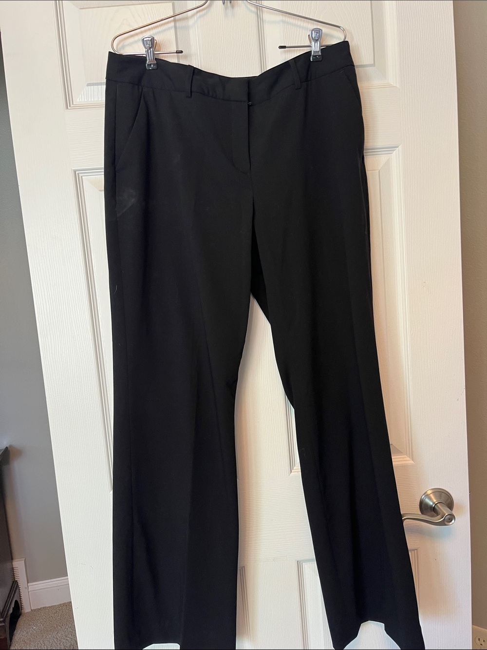 Liz Claiborne Black Straight-Leg Dress Pants. Sophie Classic. Size 14